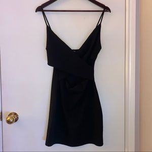 Wrap front bodycon